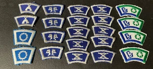 Lot Of 22 Vintage Boy Scouts Segment Patches - Picture 1 of 2