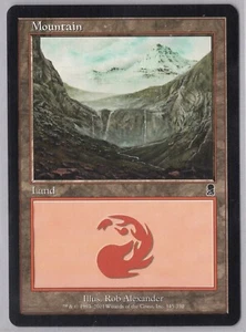 1x Mountain #345 - Odyssey - Near Mint - Foto 1 di 1