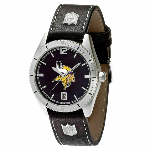 NEW! MINNESOTA VIKINGS MEN'S GUARD SPORTS WATCH LICENSED Cover