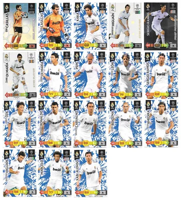 PANINI UEFA CHAMPIONS LEAGUE 2010/11 REAL MADRID 18 Cartas Ronaldo-Kaka-Ramos etc Foto 1 de 2