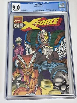 X-Force #1 CGC 9.0 (1991) 1st solo series of the X-Force, 3rd app. Warpath - Image 1 of 2