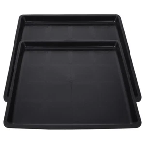 2Pcs Pet Poop Tray Pet Playpen Mat Small Animals Cage Tray Pet Dog Pee Tray - Picture 1 of 12