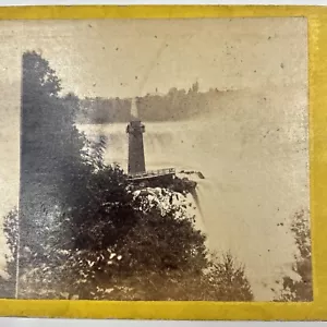 Antica cartolina stereovista vittoriana La maestà e la bellezza del Niagara - Foto 1 di 5