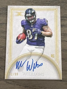2015 Topps Definitive Maxx Williams Rookie Autograph #DRA-MW Ravens /99 - Picture 1 of 2