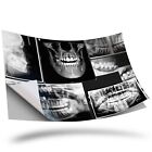 1 x Vinyl Sticker A3 - BW - 3D Dental X-Ray Dentist #42393
