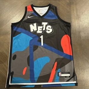 Nike Mikal Bridges Brooklyn Nets #1 City Swingman Jersey Youth XL 18-20 - Picture 1 of 5