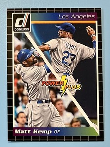2014 Donruss Matt Kemp Power Plus Los Angeles Dodgers #12