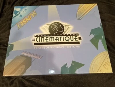 CINEMATIQUE MOVIE FILM BOARD GAME OF PERFORMANCE & ACTIVITY COMPLETE.  - Image 1 of 4