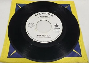 The Lollipops "Billy, Billy, Baby / Big Brother" 1964 47-8430 7" Record Promo - Picture 1 of 2
