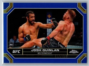2024 Topps Chrome UFC Josh Quinlan Rookie Blue Refractor /150 #76 - Imagen 1 de 2
