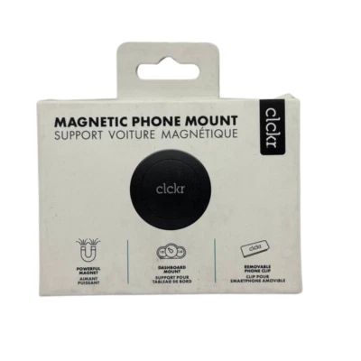CLCKR Magnetic Phone Holder Dashboard Car Stand 3M Adhesive Stand for iPhone - Image 1 of 4