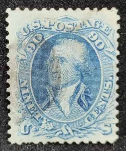 MATT'S STAMPS US SCOTT #72 GEORGE WASHINGTON 90-CENT STAMP, USED CV$600, NICE!!! Cover