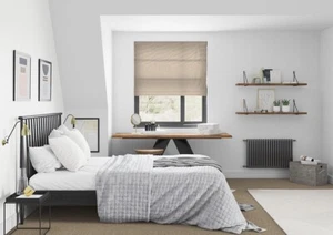 Tela moderna ciega romana 2 x 5 pies 61x150 cm piedra color claro pollo Chabby - Imagen 1 de 5
