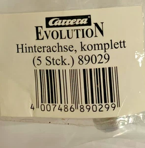 89029 Carrera Slot Car REAR Axle Carrera Slot Car NEW - Picture 1 of 3