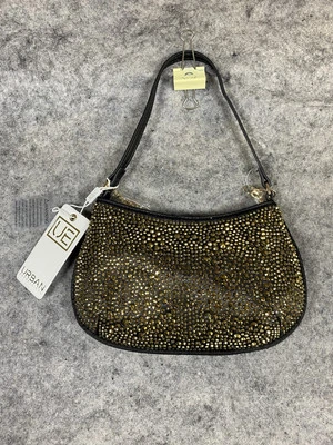 Bolso sin asas Urban Expressions negro dorado tachonado correa de cuero vegano Foto 1 de 4