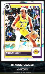 Maxwell Lewis 2023-24 Hoops Premium Stock Silver Ice Rookie LA Lakers #56 - Picture 1 of 2
