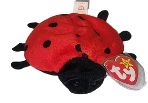 ST* Ty Beanie Baby - LUCKY the Ladybug (4.ª generación)(5 pulgadas) MWMTs (PEGATINA) - Imagen 1 de 9