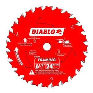 Diablo Tools 6-1/2" x 24 Zähne Tracking Point Rahmen Sägeblatt (10er Pack) - Bild 1 von 3
