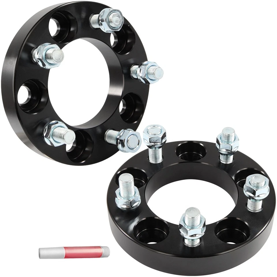 2x espaciadores de rueda 1/2"x20 5x114,3 para Jeep Wrangler 1987-2006 1" 5x4,5 2,3 L 3,5 L Foto 1 de 4