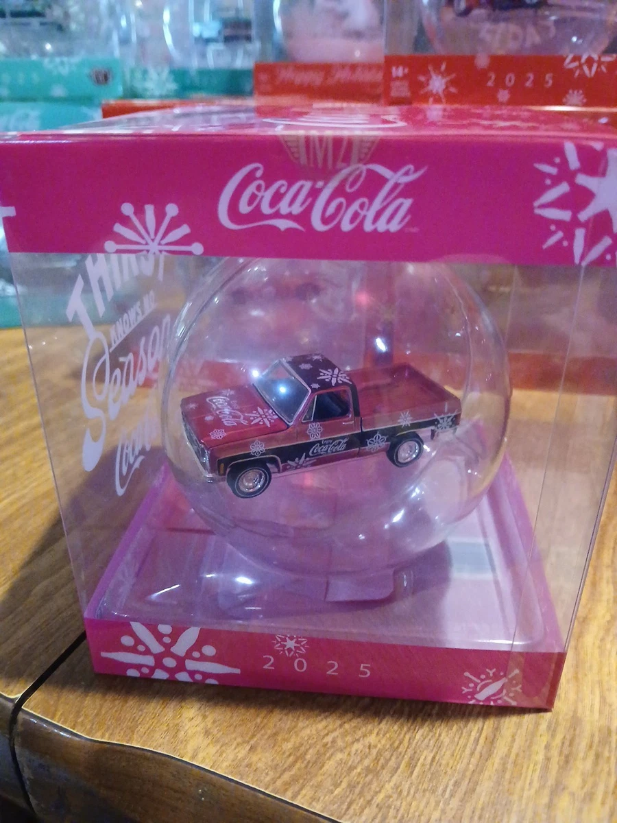 2025 M2 Coca-Cola 1976 GMC Sierra Grande 15 Christmas Ornament