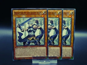 Yugioh Playset 3x Beschützer mit den blauen Augen SHVI DE019/ Common/ NM - Bild 1 von 1