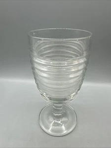 Copa de agua transparente Park Avenue de colección anclaje de vidrio repuesto 6,5" - Imagen 1 de 6