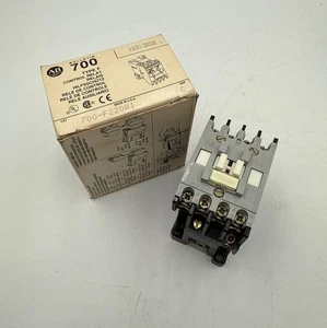 ALLEN BRADLEY AB 700-F220A1 Control Relay Contactor 110/120VAC COIL - Picture 1 of 9