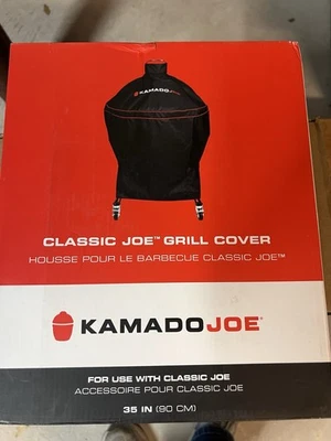 Cubierta de parrilla KAMADO JOE Classic Joe 35" negra KJ-GC23BWFS BARBACOA Foto 1 de 2