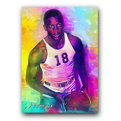 Jackie Robinson #53 Art Card Limited 33/50 Edward Vela Signed (Brooklyn Dodgers) - Image 1 of 2