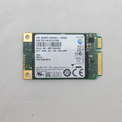 Samsung MZMPC128HBFU 128Gb mSATA SSD used - Image 1 of 3