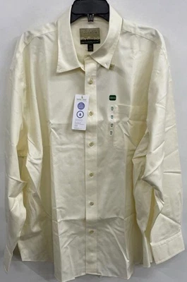 Cabelas Cream Color Button Down Collared Shirt-Men’s 2XL-NWT-100% cotton - Image 1 of 4
