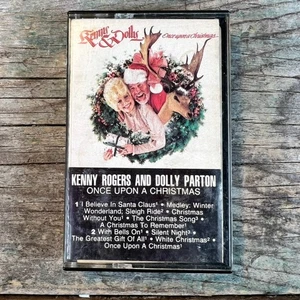 Kenny & Dolly "Once Upon a Christmas" Cassette Tape, 2-Sided - 9 Songs - Picture 1 of 7