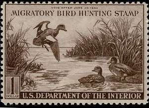 US Duck Stamp Scott #RW8 VF MNH - Picture 1 of 2