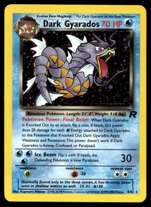 2000 Classic - Team Rocket 1 Dark Gyarados PreRelease Foil Stage 1/Rare Holo #8 - Picture 1 of 2