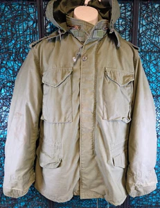 Vintage U.S. Military Cold Weather Field Coat OG-107 MED. Reg Green 8415-00-782-2939 - Bild 1 von 23