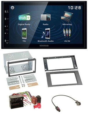 Kenwood 2DIN Bluetooth MP3 USB DAB Autoradio für Ford C-Max Galaxy S-Max 03-07 a - Bild 1 von 4