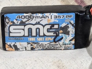 SMC PN 40357-3S1P 3S Softcase Lipo Battery w/ XT60 Connector (11.1V/4000mAh/50C) - Picture 1 of 3