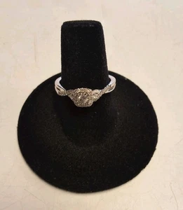 Kay Jewelers Rundschliff Diamant gedrehter Schaft Verlobungsring 1/4 kt TW 10 k - Bild 1 von 8