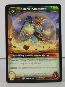 Neferset Champion - Tomb of the Forgotten - 125/202 - singles - WoW  TCG - Picture 1 of 26