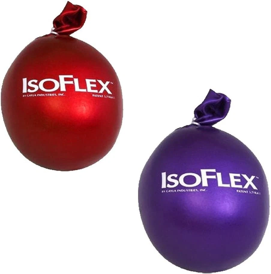 IsoFlex Red and Purple Set of 2 Stress Ball Hand Massagers - Image 1 of 1