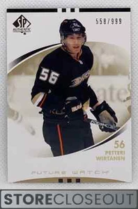 2007-08 SP Authentic #161 Petteri Wirtanen Rookie Future Watch RC /999 Ducks - Bild 1 von 2