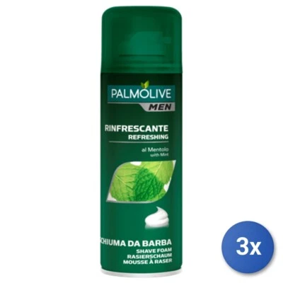 3x Espuma de afeitar Palmolive 300 ML. Mentol Foto 1 de 3