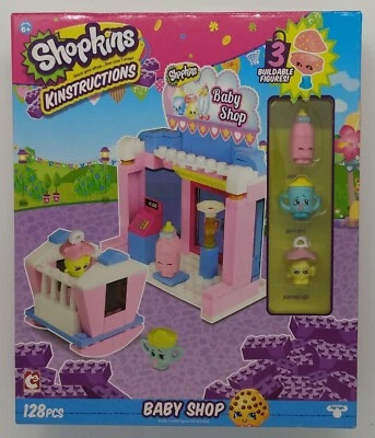 Shopkins Kinstruction Baby Shop Building Playset 128 Pieces - Image 1 of 2