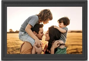Digital Picture Frame WiFi, 10.1 Inch Frameo Digital Photo Frame 32GB Memory, 12 - Picture 1 of 9