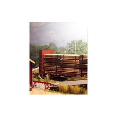 Osborn Model Kits 1070 HO Scale Lumber Load For 60' Bulkhead Flat Car - Image 1 of 2