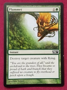 Magic The Gathering 2011 CORE SET M11 PLUMMET green card MTG - Picture 1 of 2