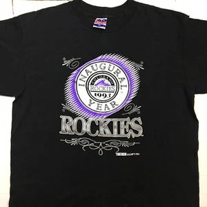 Camisa De Colección 1993 Colorado Rockies Día Inaugural XL Año Denver - Imagen 1 de 11