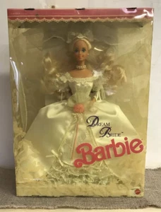 Mattel 1991 Dream Bride Barbie Puppe 1623 ~ NRFB ~ Karton beschädigt - Bild 1 von 4