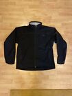 Patagonia Jacket Mens Black Adze Softshell Full Zip Up Fleece Lined Jacket - L