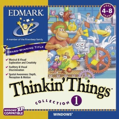 Thinkin' Things Collection 1 Edades 4-6 Edutainment PC Software Sellado Nuevo Foto 1 de 4